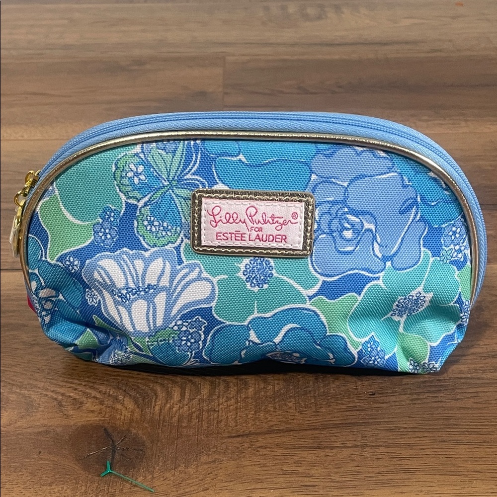 Lilly Pulitzer x Estee Lauder Floral Makeup Bag